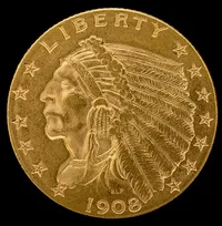$2.50 Indian Quarter Eagle, obverse